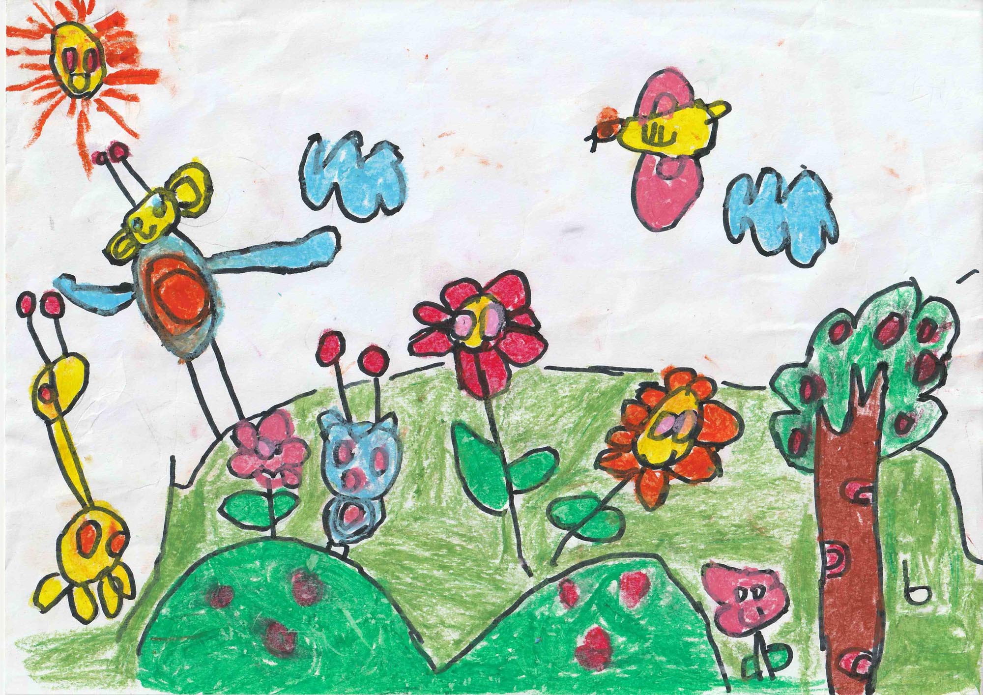 快乐儿童节，下一代龙净人的环保梦。获奖作品：《我心中的大自然》邱裕添 4岁